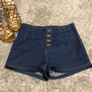 High waisted shorts